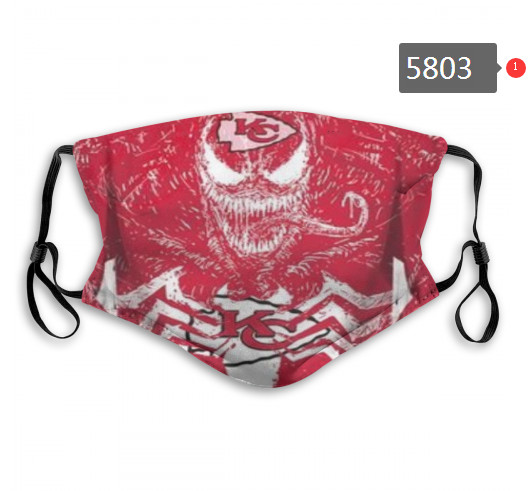 Chiefs Skull Mask with PM2.5 Filter Double Protection  (3)
