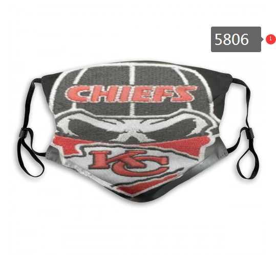 Chiefs Skull Mask with PM2.5 Filter Double Protection  (7)