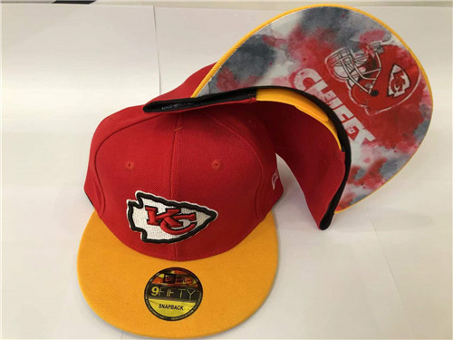Chiefs Snapback Hat--  -LH