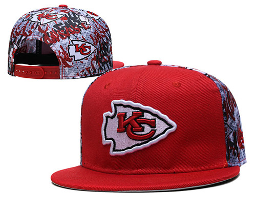 Chiefs Team Logo Snapback Hat - -TX