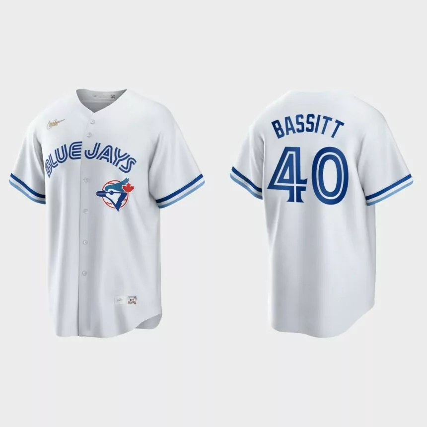 Chris Bassitt Toronto Blue Jays Cooperstown Collection Home Jersey – White