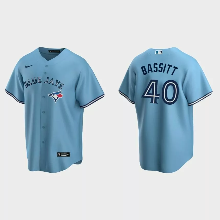 Chris Bassitt Toronto Blue Jays Replica Alternate Jersey – Powder Blue