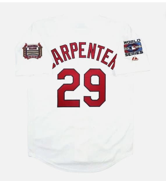 Chris Carpenter St. Louis Cardinals 2006 World Series Home Jersey
