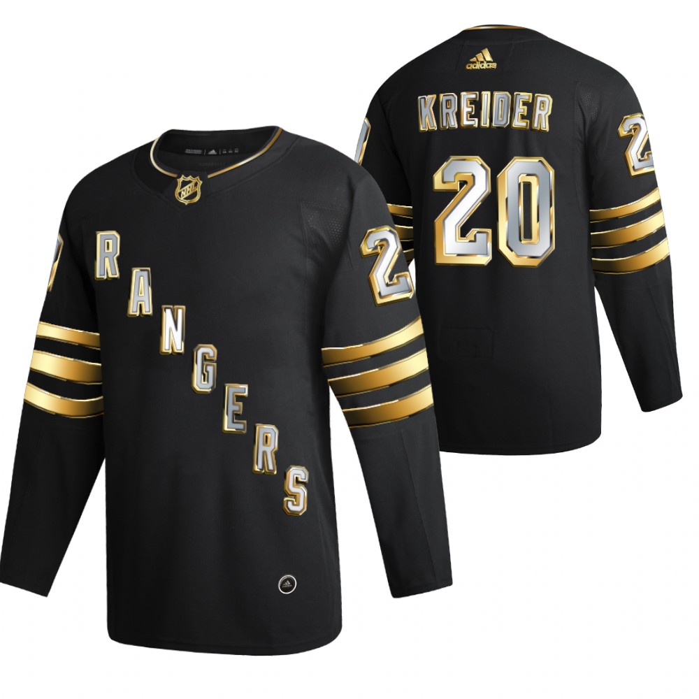 Chris Kreider New York Rangers Black 2021 Golden Edition Jersey Limited Authentic