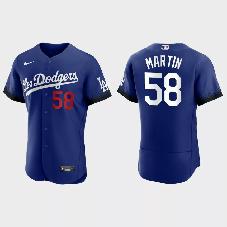 Chris Martin Los Angeles Dodgers City Connect Authentic Jersey – Royal