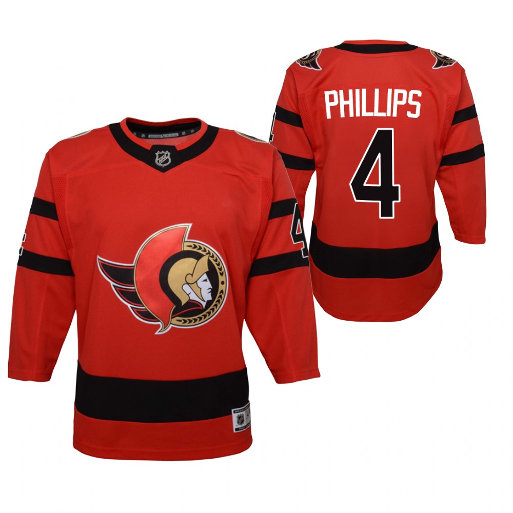 Chris Phillips Ottawa Senators 2021 Reverse Retro Red Jersey Special Edition
