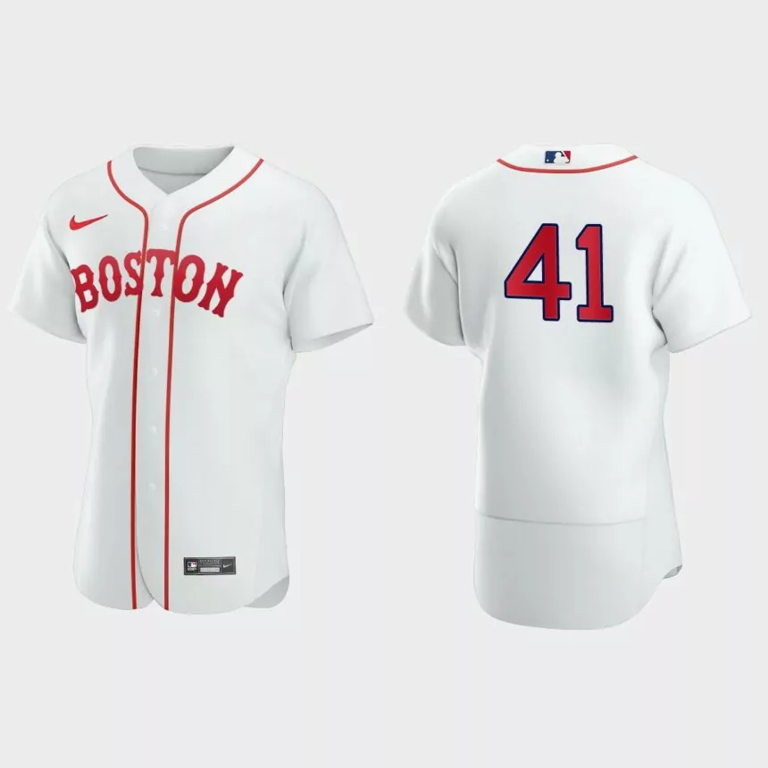 Chris Sale Boston Red Sox 2021 Patriots’ Day Authentic Jersey – White