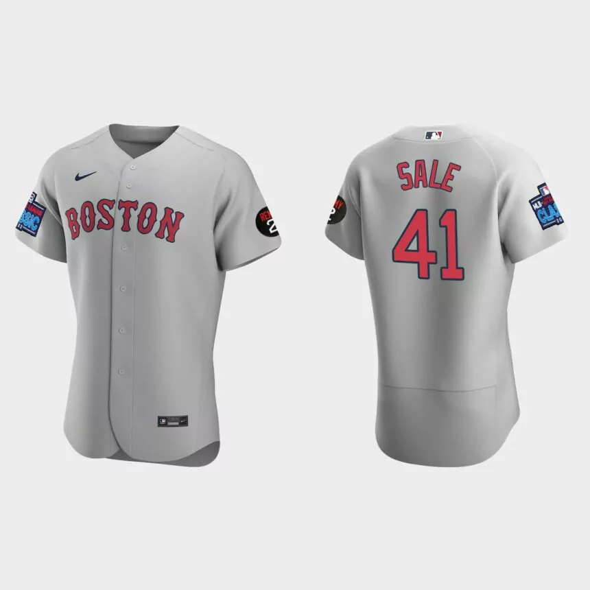 Chris Sale Boston Red Sox 2022 Little League Classic Authentic Jersey – Gray