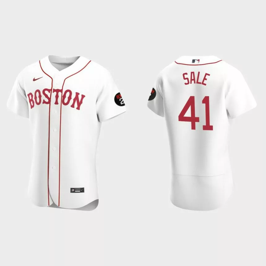 Chris Sale Boston Red Sox Authentic Jerry Remy Jersey – White