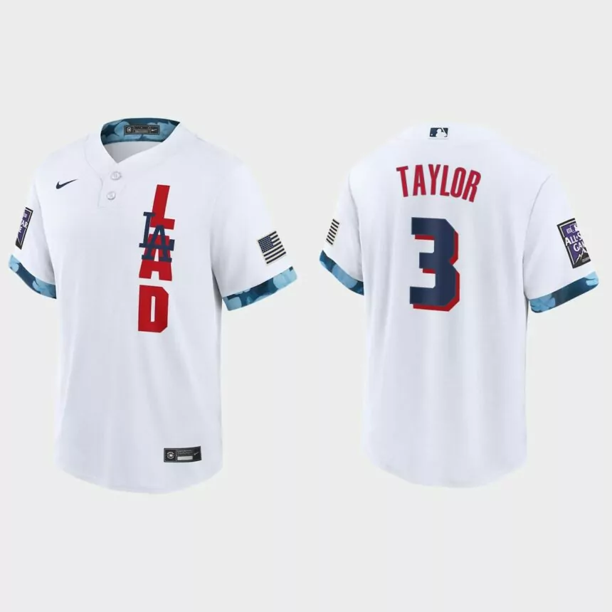 Chris Taylor Los Angeles Dodgers 2021 MLB All-Star Game Replica Jersey – White