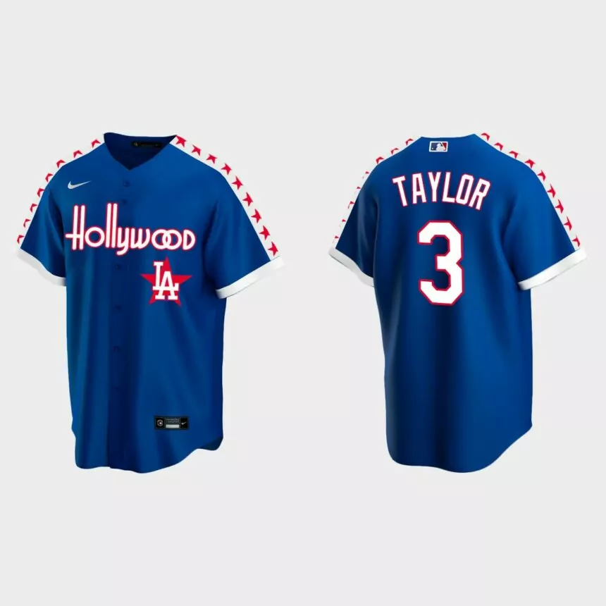 Chris Taylor Los Angeles Dodgers City Connect Special Edition jersey – Royal