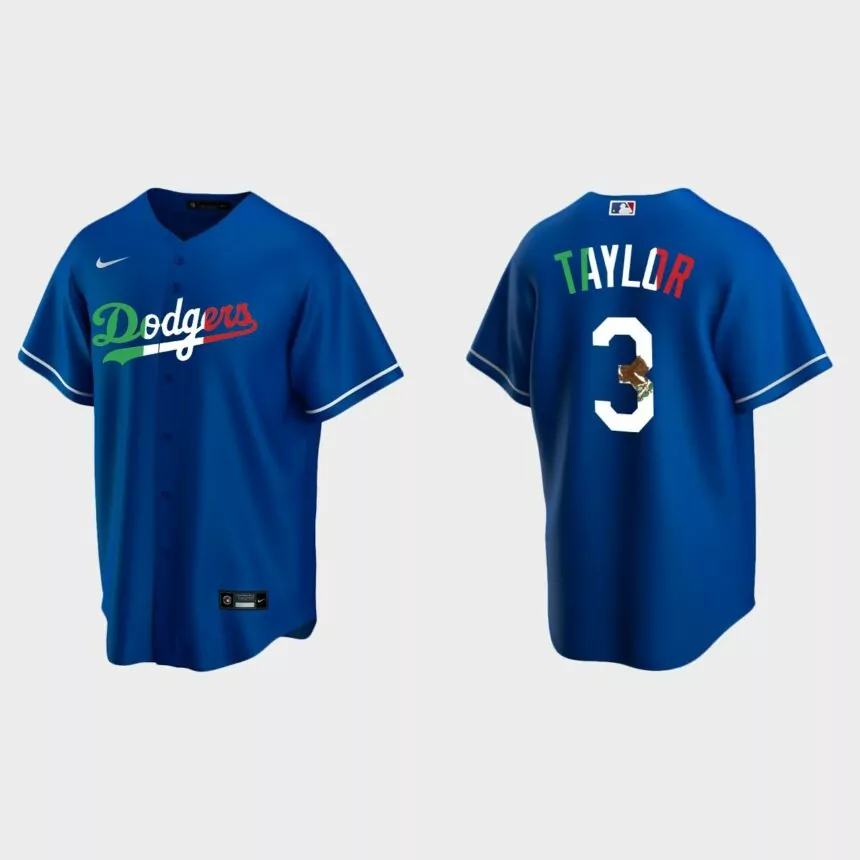 Chris Taylor Los Angeles Dodgers Mexican Heritage Night Replica Jersey – Royal