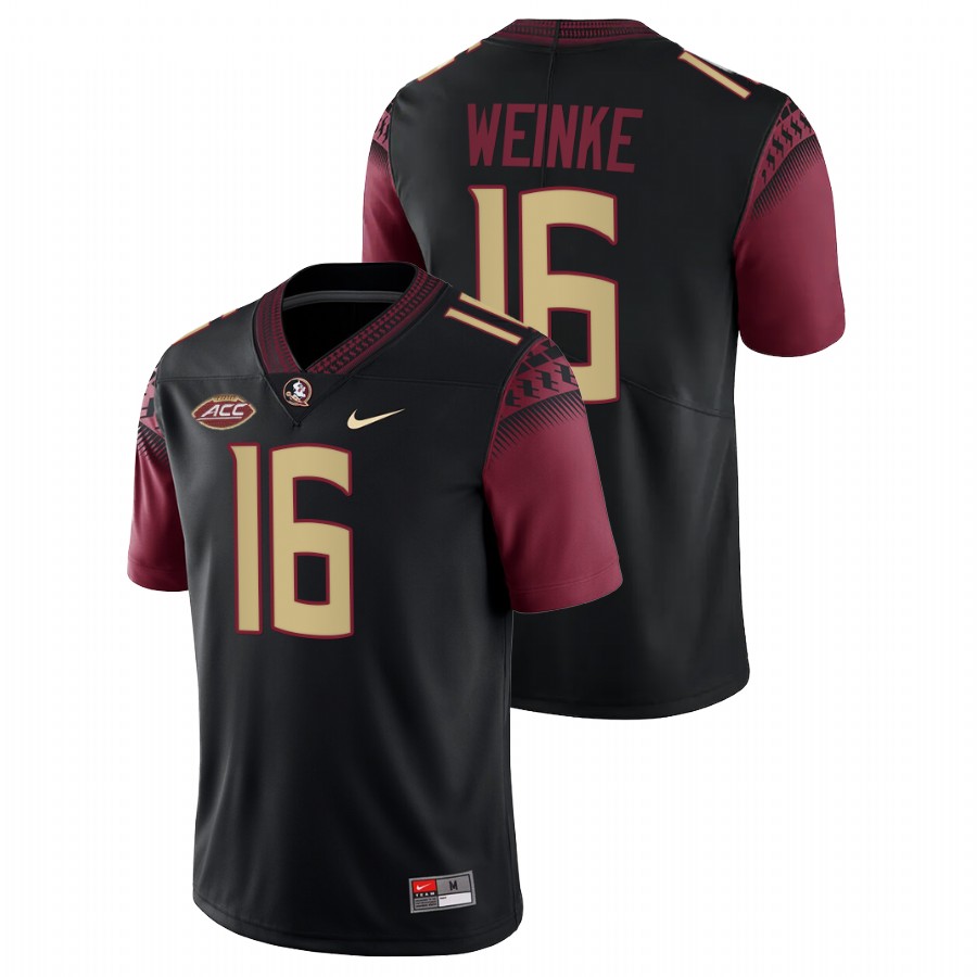 Chris Weinke Florida State Seminoles Black College Football Alternate Jersey