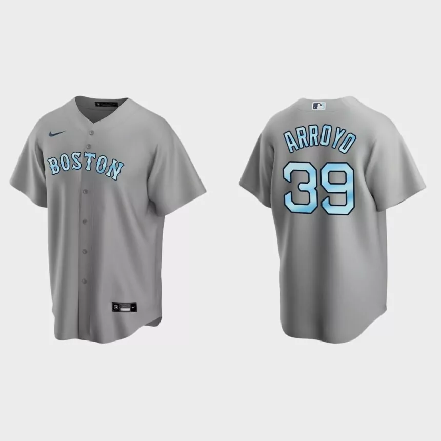 Christian Arroyo Boston Red Sox 2022 Father’s Day Replica Jersey – Gray