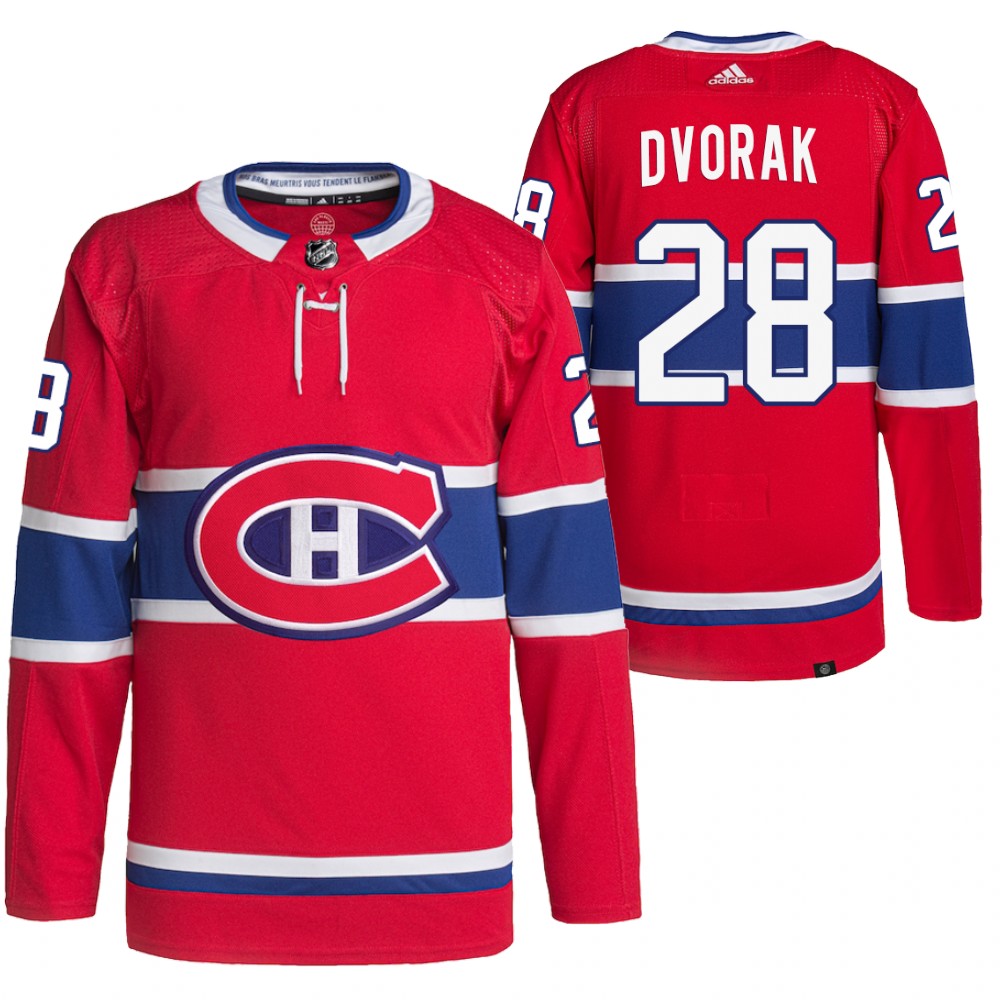 Christian Dvorak Montreal Canadiens Red Home Primegreen Authentic Pro Jersey