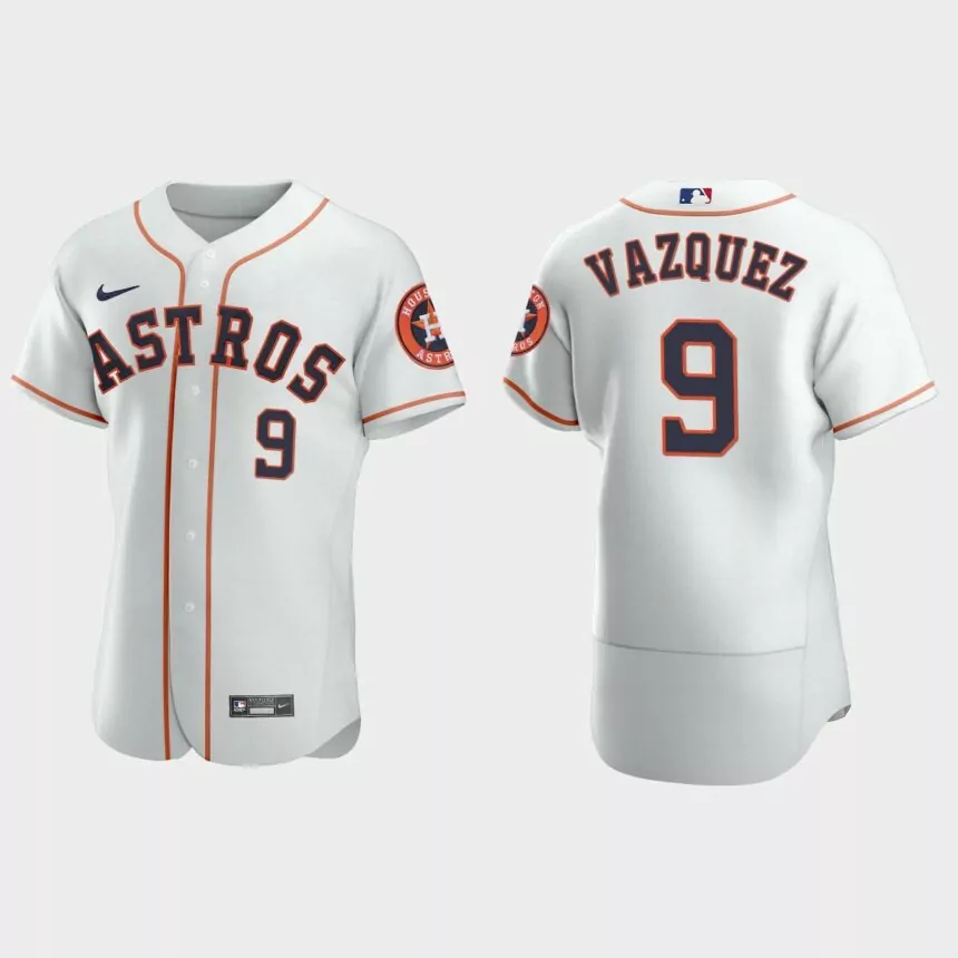 Christian Vazquez Houston Astros Authentic Home Jersey – White
