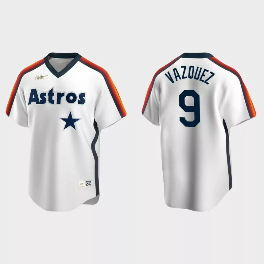Christian Vazquez Houston Astros Cooperstown Collection Home Jersey – White