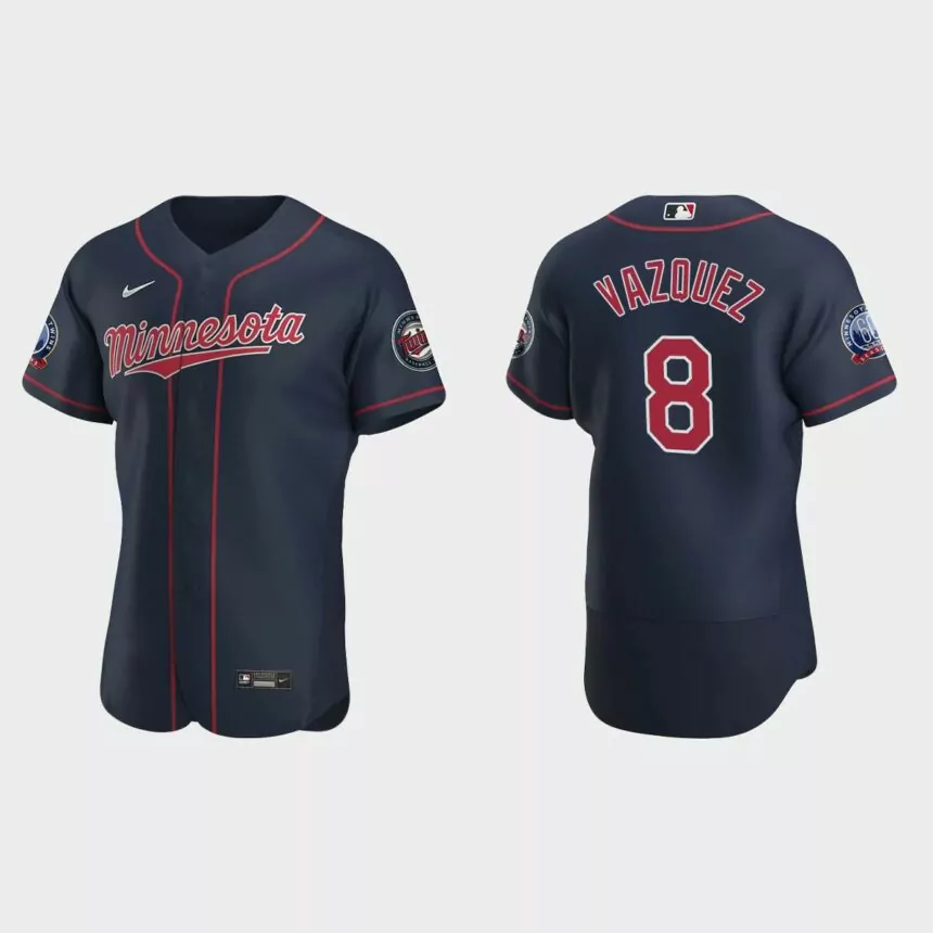 Christian Vazquez Minnesota Twins Authentic Alternate Jersey – Navy
