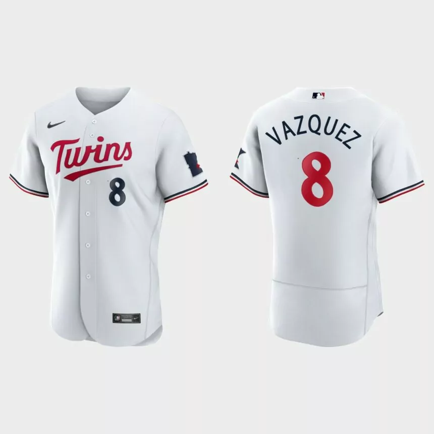 Christian Vazquez Minnesota Twins Authentic Jersey – White