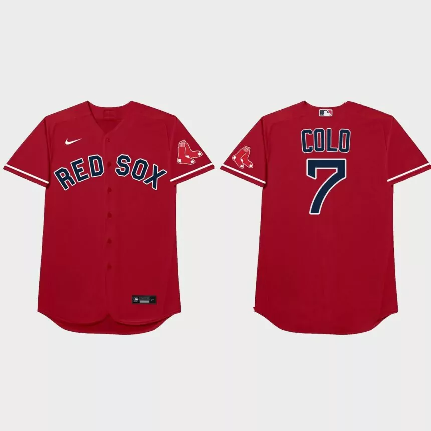 Christian Vazquez Nickname Red Sox 2021 Players’ Weekend Colo Jersey – Red