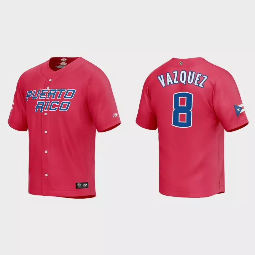 Christian Vazquez World Baseball Classic 2023 World Baseball Classic Jersey – Red