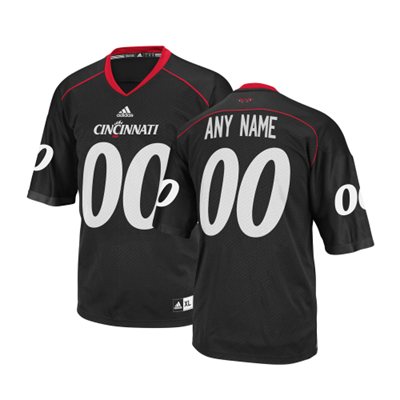 Cincinnati Bearcats Black Customized Jerseys