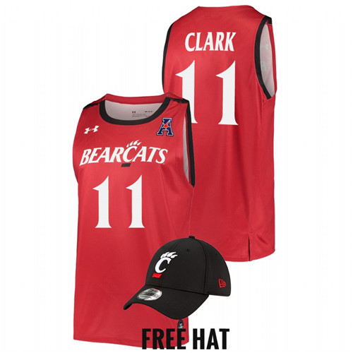 Cincinnati Bearcats Gary Clark College Basketball Red Alumni Jersey Men