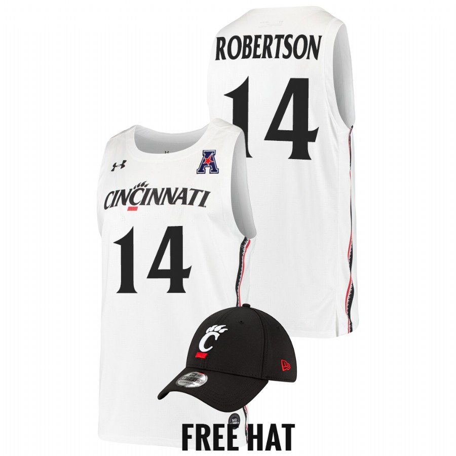 Cincinnati Bearcats Oscar Robertson College Basketball White Alumni Jersey Men