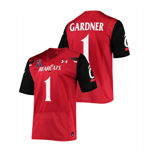 Cincinnati Bearcats Sauce Gardner College Football Red Jersey Premier