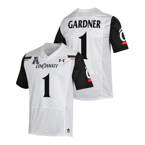 Cincinnati Bearcats Sauce Gardner College Football White Jersey