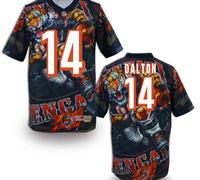 Cincinnati Bengals #14 Andy Dalton Stitched NFL Elite Fanatical Version Jersey (1)