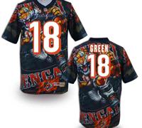 Cincinnati Bengals #18 A.J. Green Stitched NFL Elite Fanatical Version Jersey (1)
