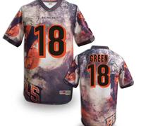 Cincinnati Bengals #18 A.J. Green Stitched NFL Elite Fanatical Version Jersey (11)