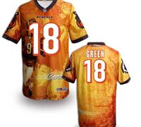 Cincinnati Bengals #18 A.J. Green Stitched NFL Elite Fanatical Version Jersey (4)