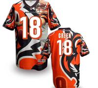 Cincinnati Bengals #18 A.J. Green Stitched NFL Elite Fanatical Version Jersey (5)