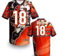 Cincinnati Bengals #18 A.J. Green Stitched NFL Elite Fanatical Version Jersey (6)