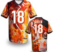 Cincinnati Bengals #18 A.J. Green Stitched NFL Elite Fanatical Version Jersey (8)