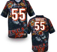Cincinnati Bengals #55 Vontaze Burfict Stitched NFL Elite Fanatical Version Jersey (1)