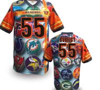 Cincinnati Bengals #55 Vontaze Burfict Stitched NFL Elite Fanatical Version Jersey (10)