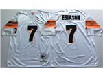 Cincinnati Bengals #7 Boomer Esiason 1989 Throwback White Jersey 