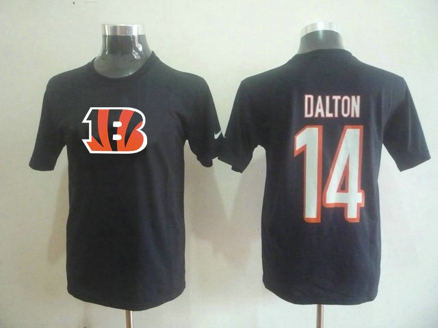 Cincinnati Bengals 14 Andy Dalton Name & Number T-Shirt