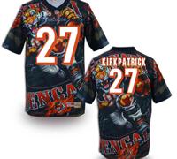 Cincinnati Bengals 27# Dre Kirkpatrick Stitched NFL Elite Fanatical Version Jersey (1)