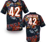 Cincinnati Bengals 42# Green-Ellis Stitched NFL Elite Fanatical Version Jersey (1)