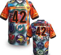 Cincinnati Bengals 42# Green-Ellis Stitched NFL Elite Fanatical Version Jersey (10)