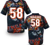 Cincinnati Bengals 58# Rey Maualuga Stitched NFL Elite Fanatical Version Jersey (1)