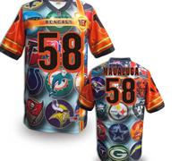 Cincinnati Bengals 58# Rey Maualuga Stitched NFL Elite Fanatical Version Jersey (10)