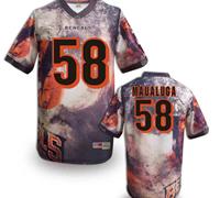 Cincinnati Bengals 58# Rey Maualuga Stitched NFL Elite Fanatical Version Jersey (11)