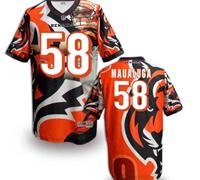 Cincinnati Bengals 58# Rey Maualuga Stitched NFL Elite Fanatical Version Jersey (5)