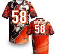 Cincinnati Bengals 58# Rey Maualuga Stitched NFL Elite Fanatical Version Jersey (6)