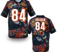 Cincinnati Bengals 84# Jermaine Gresham Stitched NFL Elite Fanatical Version Jersey (1)